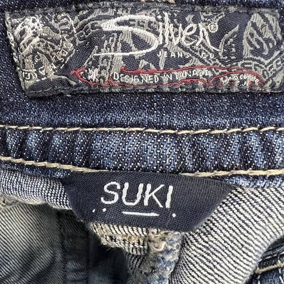 Silver Jeans Co Suki Boot Cut Women's Jeans Size W28/L30 Medium Wash - Picture 16 of 16